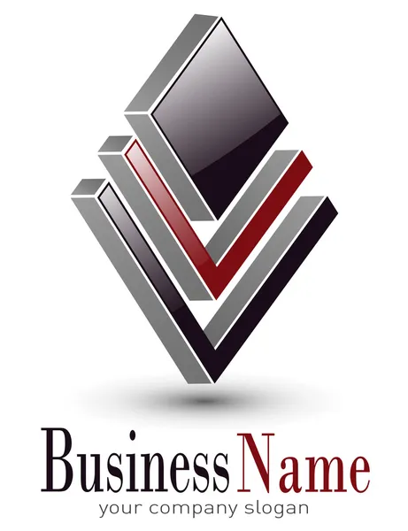 Логотип Дизайн Бизнеса Векторная Иллюстрация — стоковый вектор