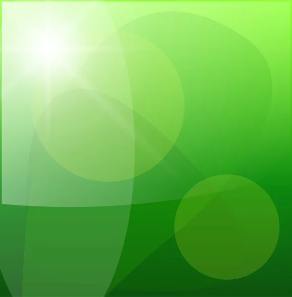 Красивый Зеленый Абстрактный Фон Векторная Иллюстрация — стоковый вектор