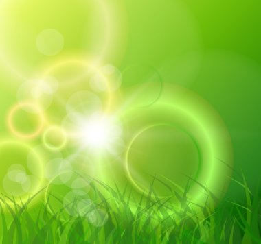 Abstract green background clipart