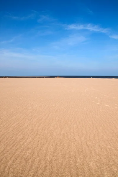 Empty beach scene — Stock Photo, Image