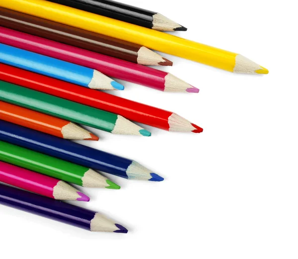 彩色铅笔一套 — 图库照片