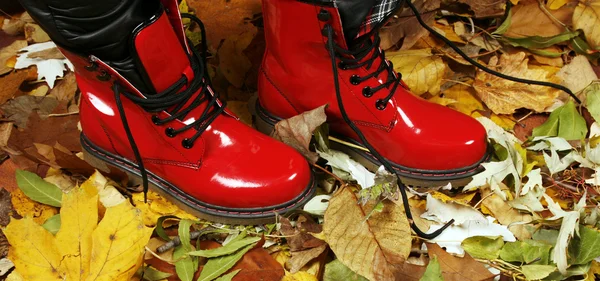 红色靴子 — 图库照片