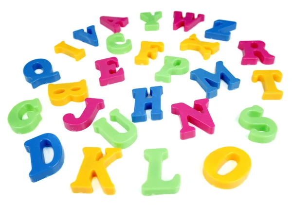Letras coloridas do alfabeto — Fotografia de Stock