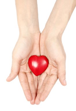 Heart giving clipart