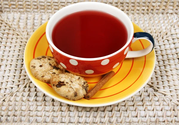 お茶とクッキー — ストック写真
