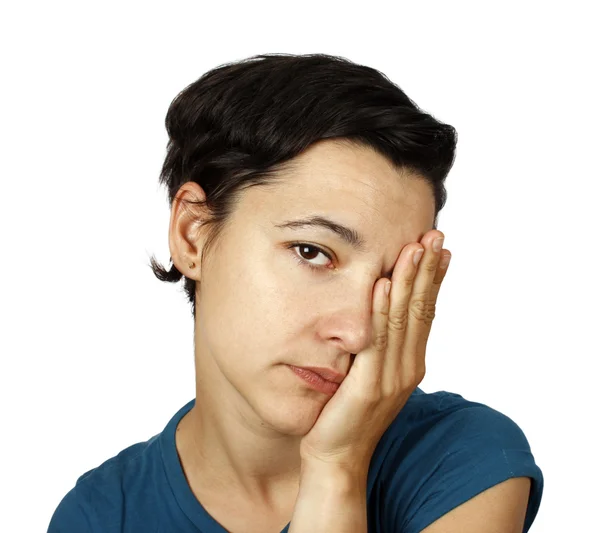 Tired woman — Stock Photo, Image