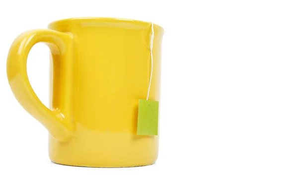 Kupa ve çay poşeti — Stok fotoğraf