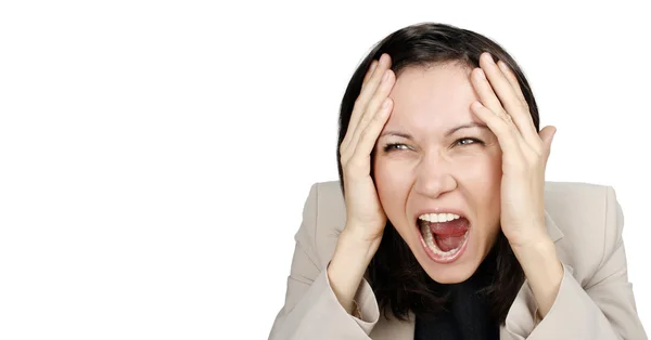 Mujer de negocios enojada —  Fotos de Stock