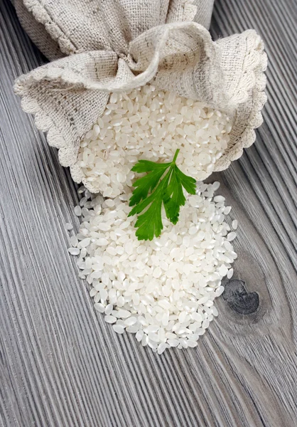 stock image Rice in a bag