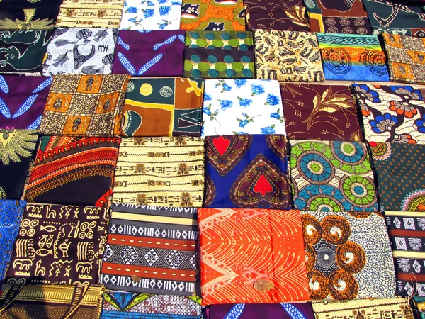 Colorful fabrics — Stock Photo, Image