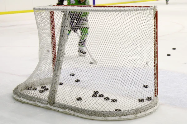 Hockey net — Stock Photo, Image