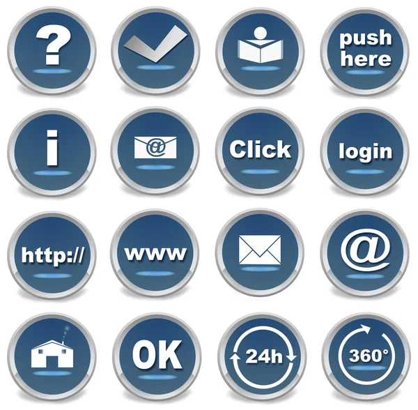 Button concept — Stock Photo, Image