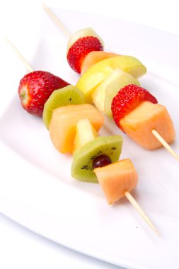 Fruit kebab clipart