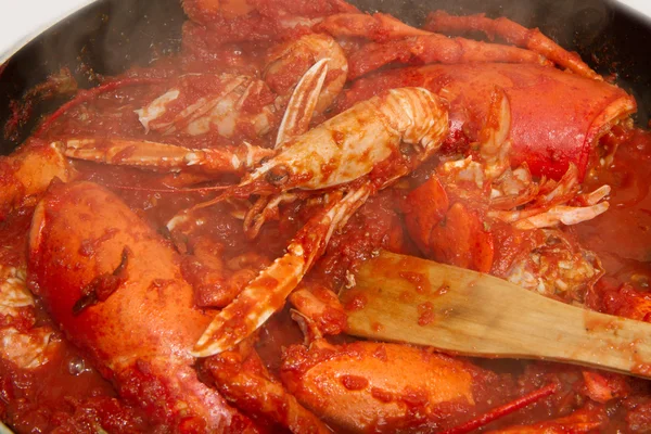 Saus lobster merah — Stok Foto