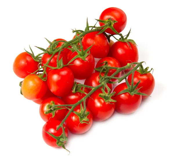 Fresh tomatoes over white — Stock Photo, Image