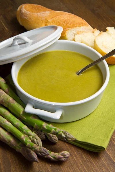 Zuppa di asparagi — Foto Stock