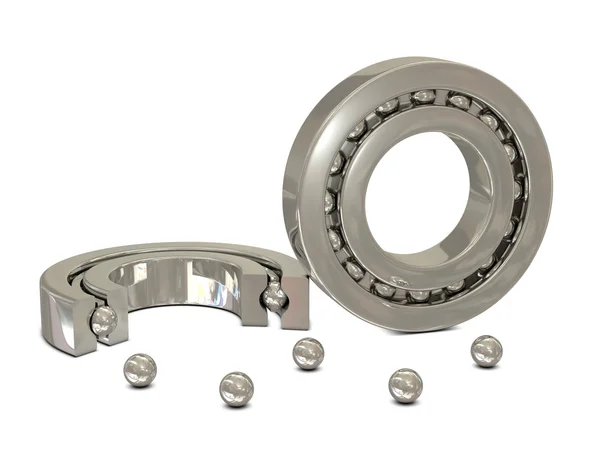 Ball bearings cross section — Stock Photo, Image