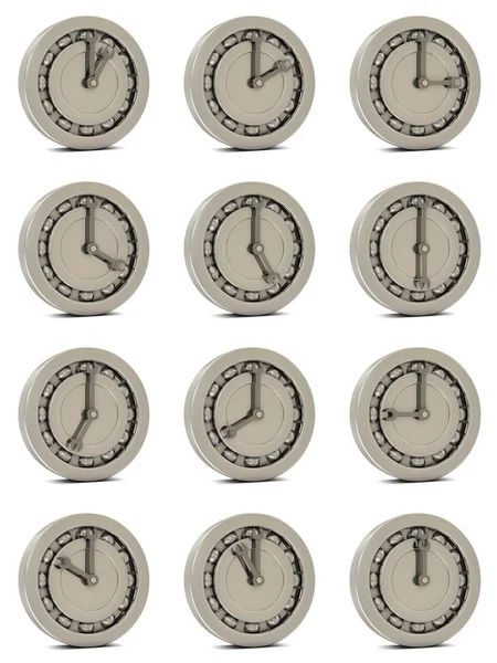 Rolamento de esferas como um relógio — Fotografia de Stock
