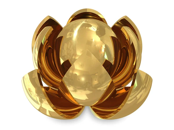 Esferas douradas — Fotografia de Stock