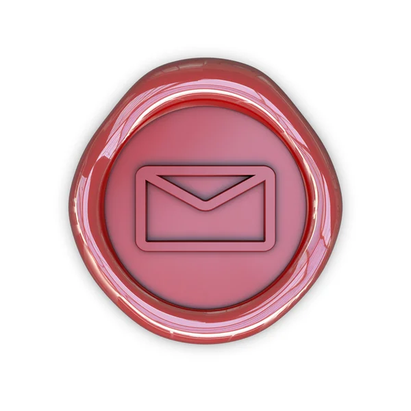 Zarf işareti ile balmumu — Stok fotoğraf