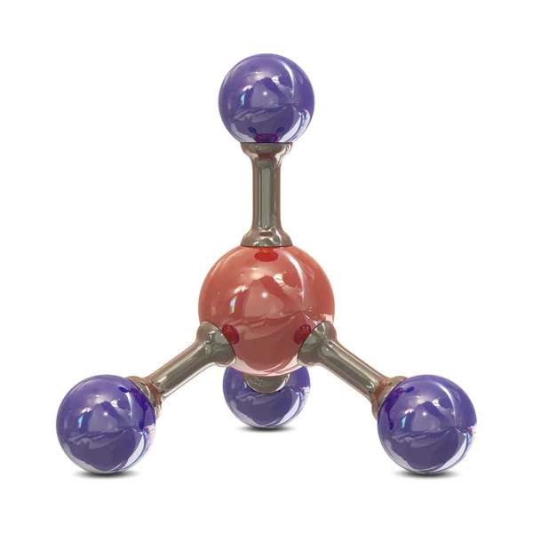 Molécula de CH4 — Fotografia de Stock