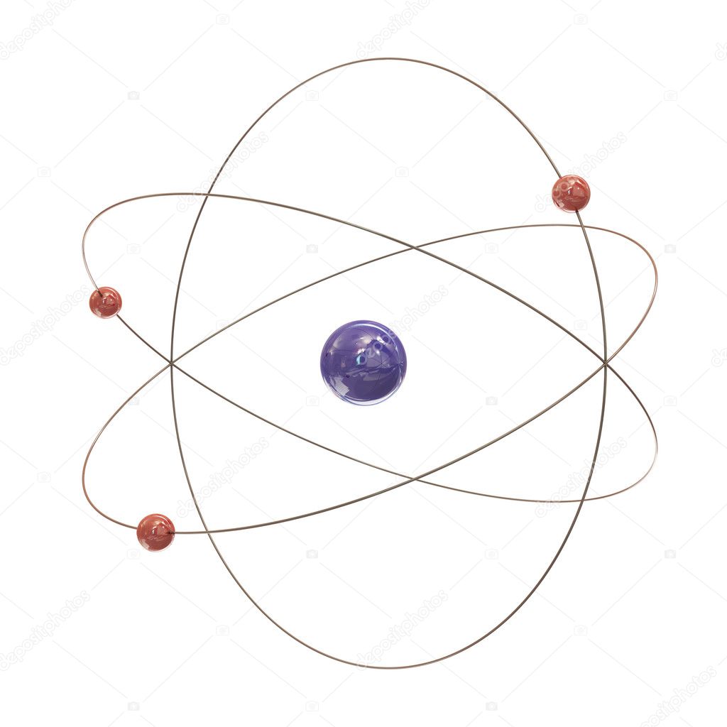 Electron paths around the nucleus