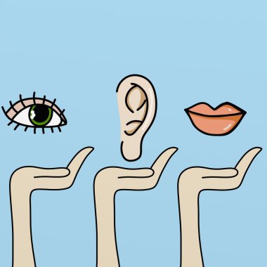 Senses clipart