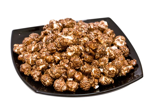 Chocolate popcorn — Stock Photo, Image