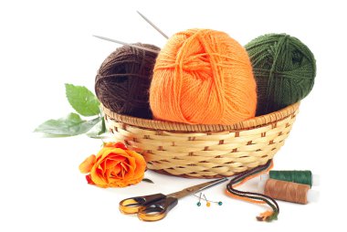 Woolen yarn clipart