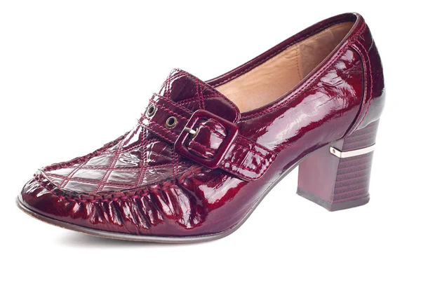 One wine red shoe — Stock Photo, Image