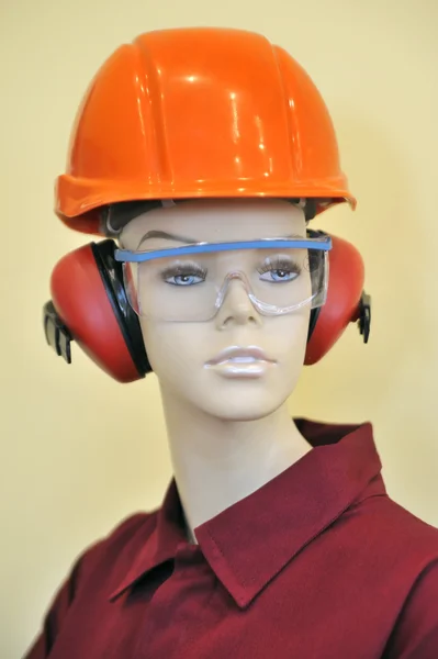 Mannequin en bescherming apparatuur — Stockfoto