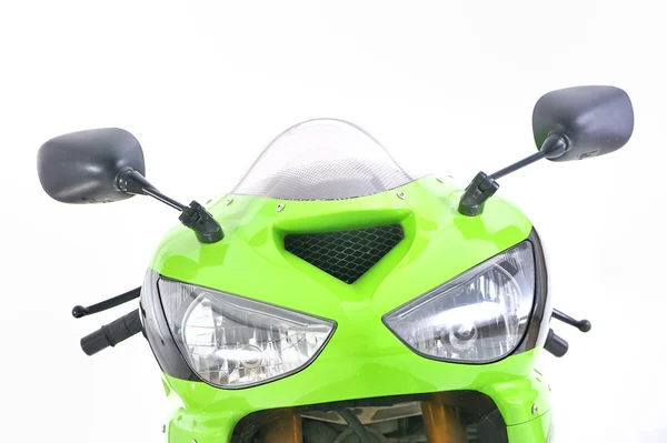 Detalhes dianteiros da motocicleta — Fotografia de Stock