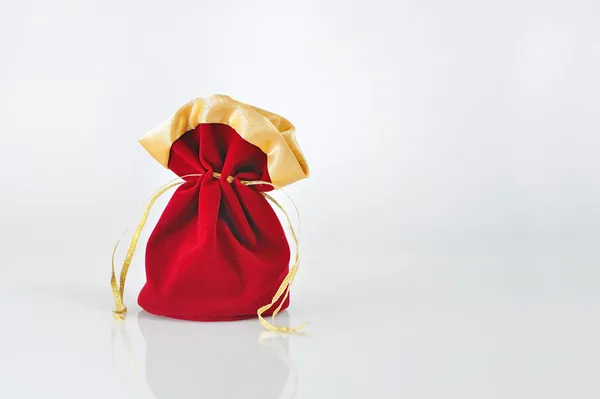 Sac Rouge Isolé — Photo