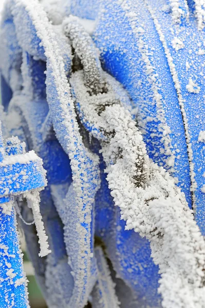 Frozen Winch Gear — Stock Photo, Image