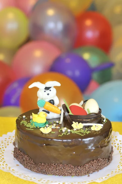 Torta Pasqua Decorata — Foto Stock
