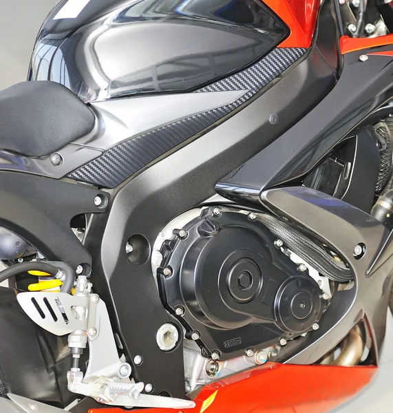 Fecho do motor de motocicleta — Fotografia de Stock