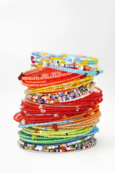 Muchas pulseras de moda de colores —  Fotos de Stock