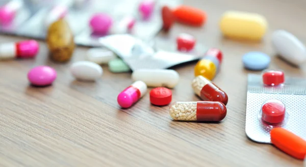 Różne Tabletki — Zdjęcie stockowe