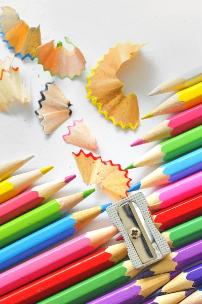 抽象的な色の鉛筆 — ストック写真