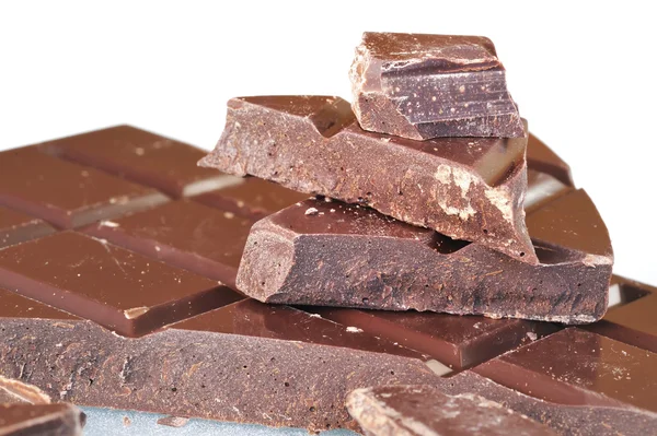 Chopped chocolate — Stock Photo, Image