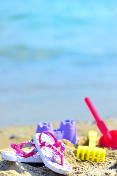 Children's beach accessories — Stock Photo, Image