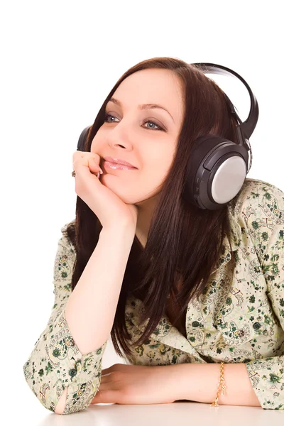 Listen to music and relax — Stock Photo, Image