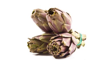 artichokes on white background clipart