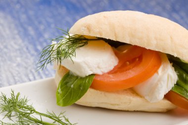 domates mozzarella sandviç