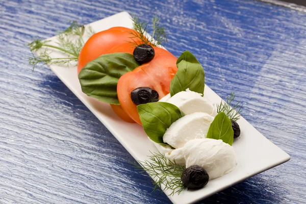 Tomatoe Mozzarella Salad — Stock Photo, Image