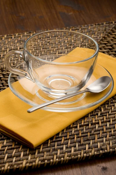 Prázdný šálek čaje — Stock fotografie
