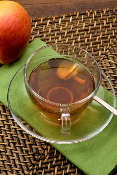 Chá de maçã — Fotografia de Stock