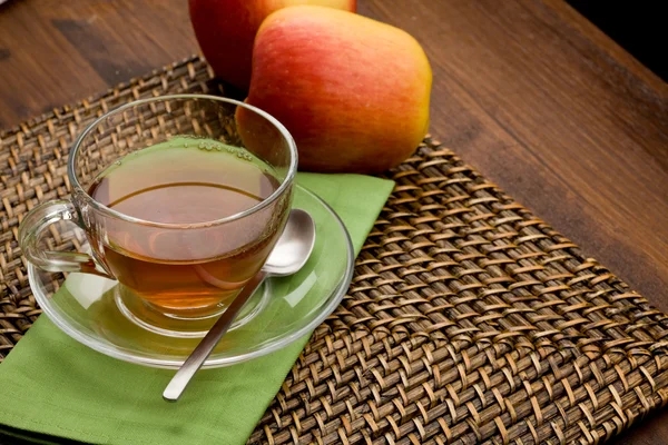 Jablečný čaj — Stock fotografie