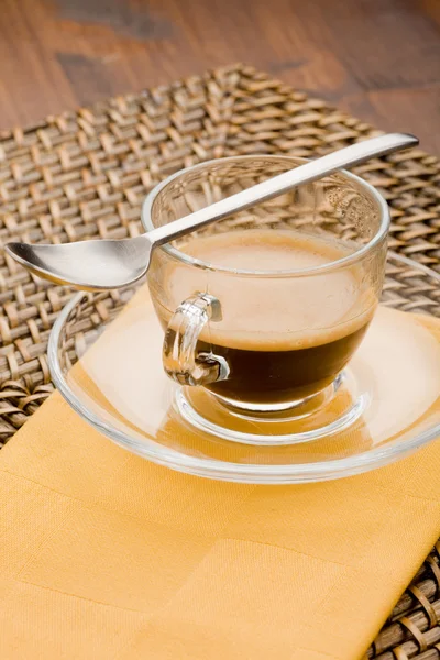 Espressokaffe — Stockfoto