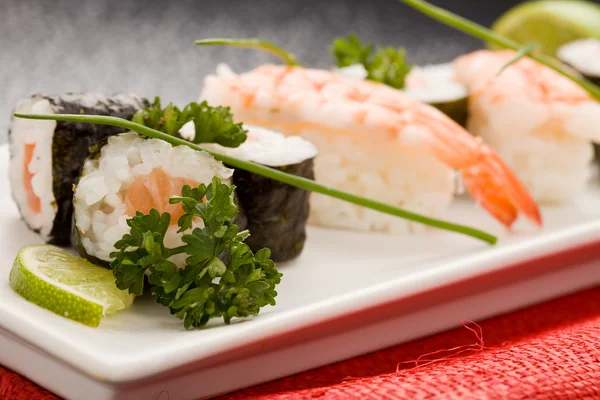 Sushi and Sashimi — Stock Photo, Image